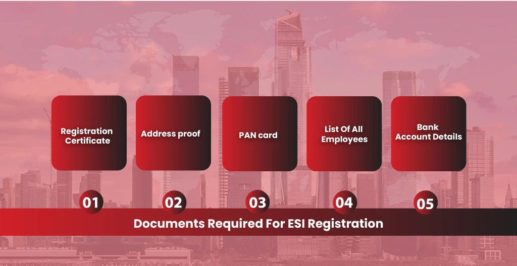 Documents Required for ESI registration